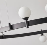 Lissabon loftlampe med kugler i glas