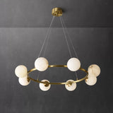 Gry lysekrone med marmorkugler