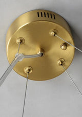 Gry lysekrone med marmorkugler