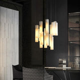 Flora marmor loftslampe