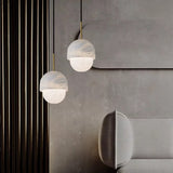 Vila loftslampe marmor