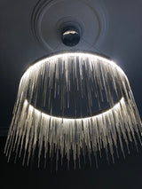 Tekla metal tassel lampe chrome