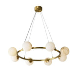 Gry lysekrone med marmorkugler