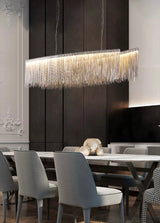 Tekla tassel chrome lampe