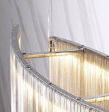 Tekla tassel chrome lampe