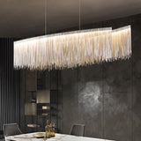 Tekla tassel chrome lampe