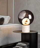 Elora bordlampe i marmor