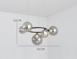 Vera loftlampe med kugler i glas