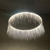 Tekla metal tassel lampe chrome