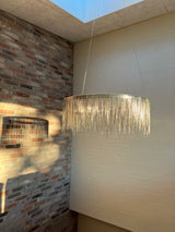 Tekla metal tassel lampe chrome