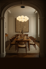 Norr loftlampe med opal glas kugler