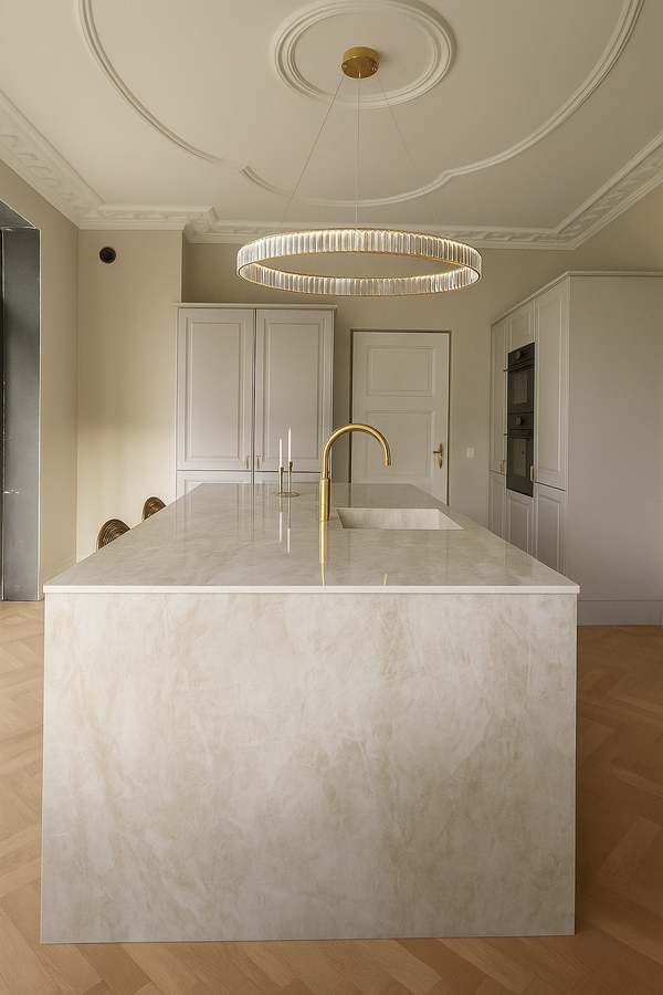 Elvira lysekrone guld