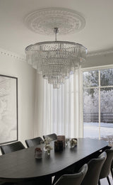 Thera krystal lysekrone chrome