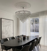 Thera krystal lysekrone chrome