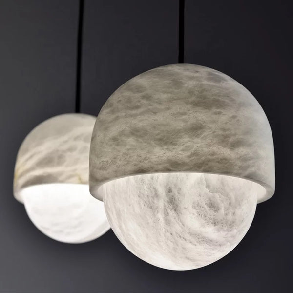 Vila loftslampe marmor